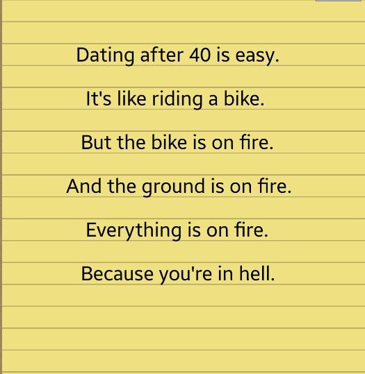dating after 40